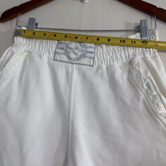 Vtg 80s Ton Sur Ton Sweat Pants Women Size Small/Medium Off-White *yellow stain - Picture 7 of 11